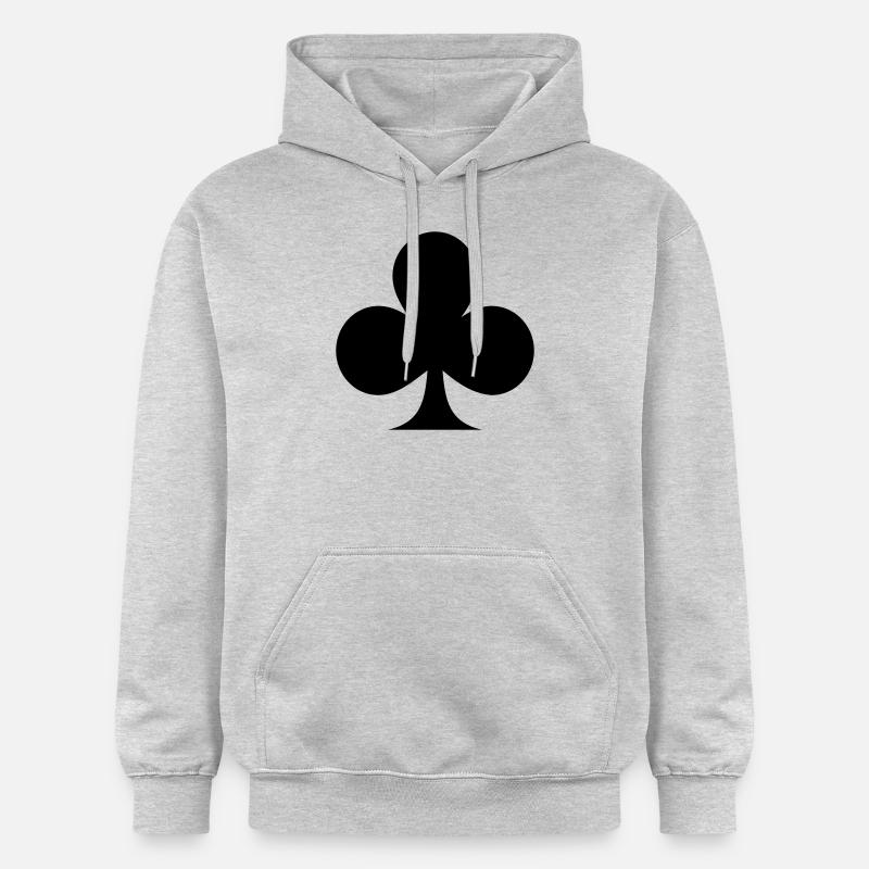 LE TREFLE - Sweat à capuche Softstyle® Gildan Unisexe - gris clair chiné