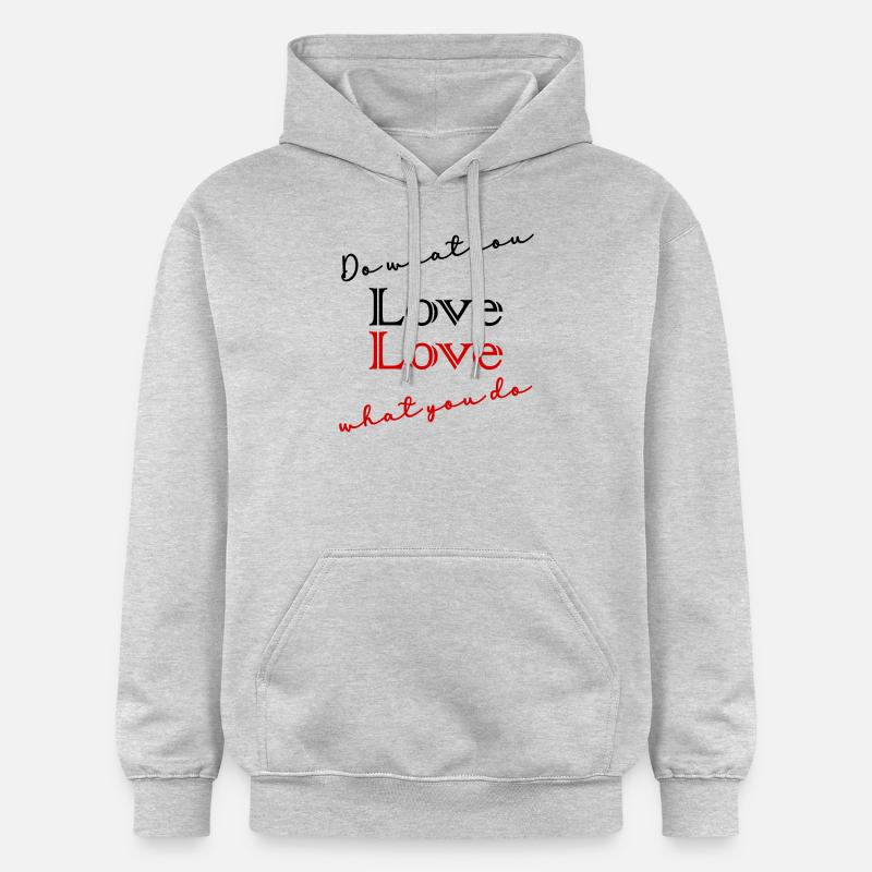 CITATION,CITATIONS,MESSAGE, MESSAGE,HUMOUR - Sweat à capuche Softstyle® Gildan Unisexe - gris clair chiné