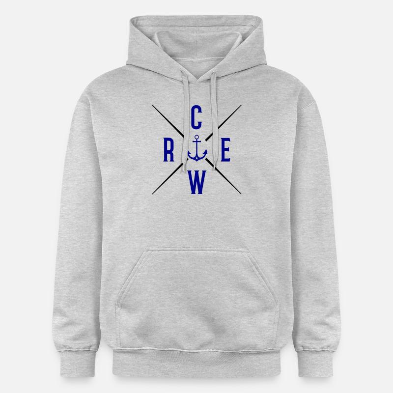 équipage - Sweat à capuche Softstyle® Gildan Unisexe - gris clair chiné