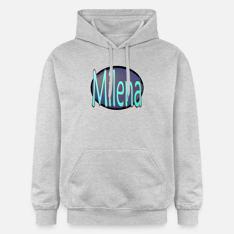milena2b - Sweat à capuche Softstyle® Gildan Unisexe - gris clair chiné