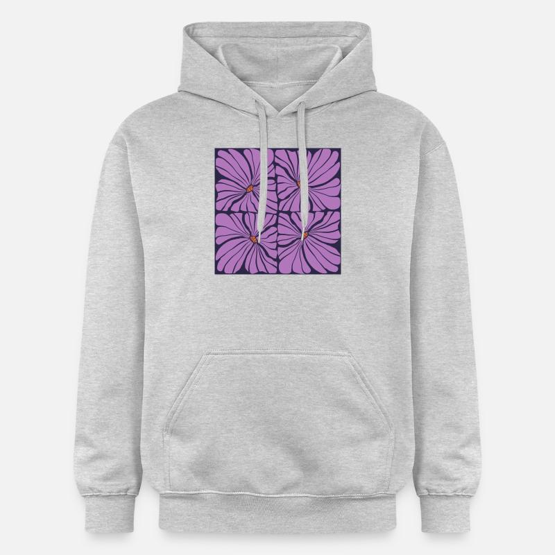 F43 - Sweat à capuche Softstyle® Gildan Unisexe - gris clair chiné
