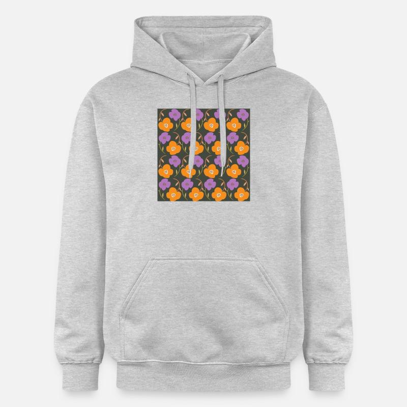 F63 - Sweat à capuche Softstyle® Gildan Unisexe - gris clair chiné