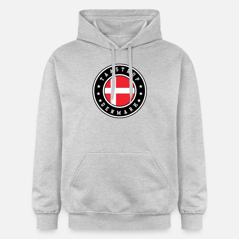 Taastrup Danemark - Sweat à capuche Softstyle® Gildan Unisexe - gris clair chiné