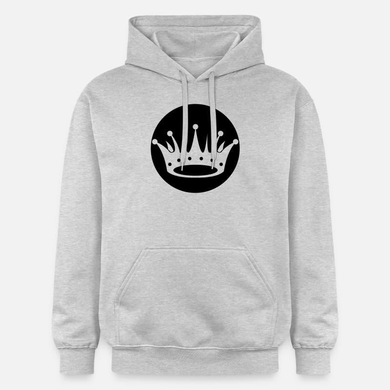 Krone 01 - Sweat à capuche Softstyle® Gildan Unisexe - gris clair chiné