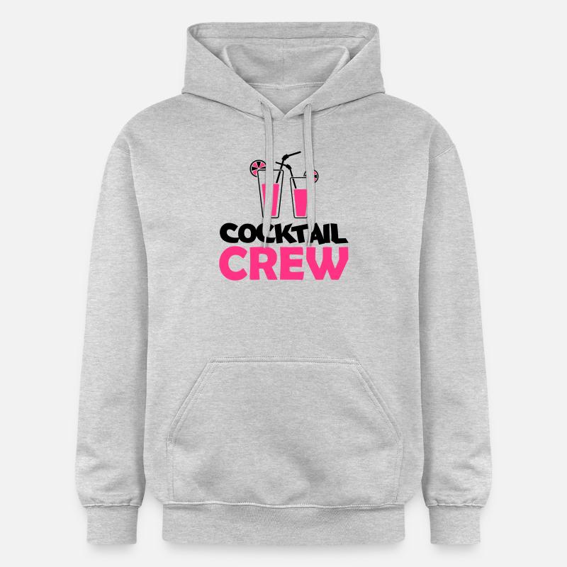 Équipe de cocktail - Sweat à capuche Softstyle® Gildan Unisexe - gris clair chiné