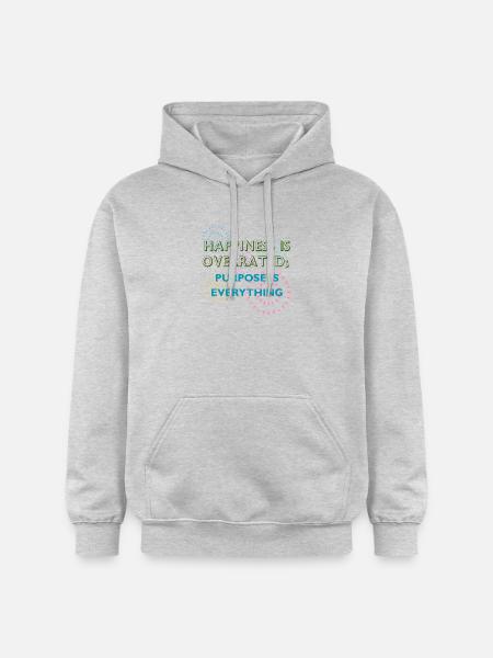 Purpose Is Everything Inspirational Design - Gildan Unisex Softstyle® Midweight Hoodie - light heather grey