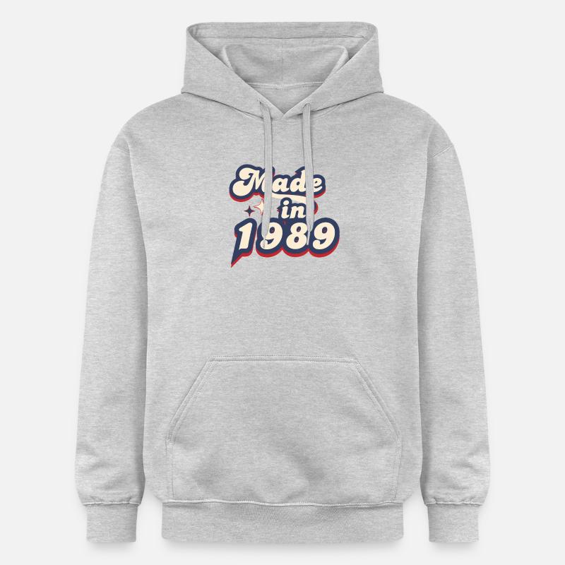 Made in 1989 retro - Sweat à capuche Softstyle® Gildan Unisexe - gris clair chiné