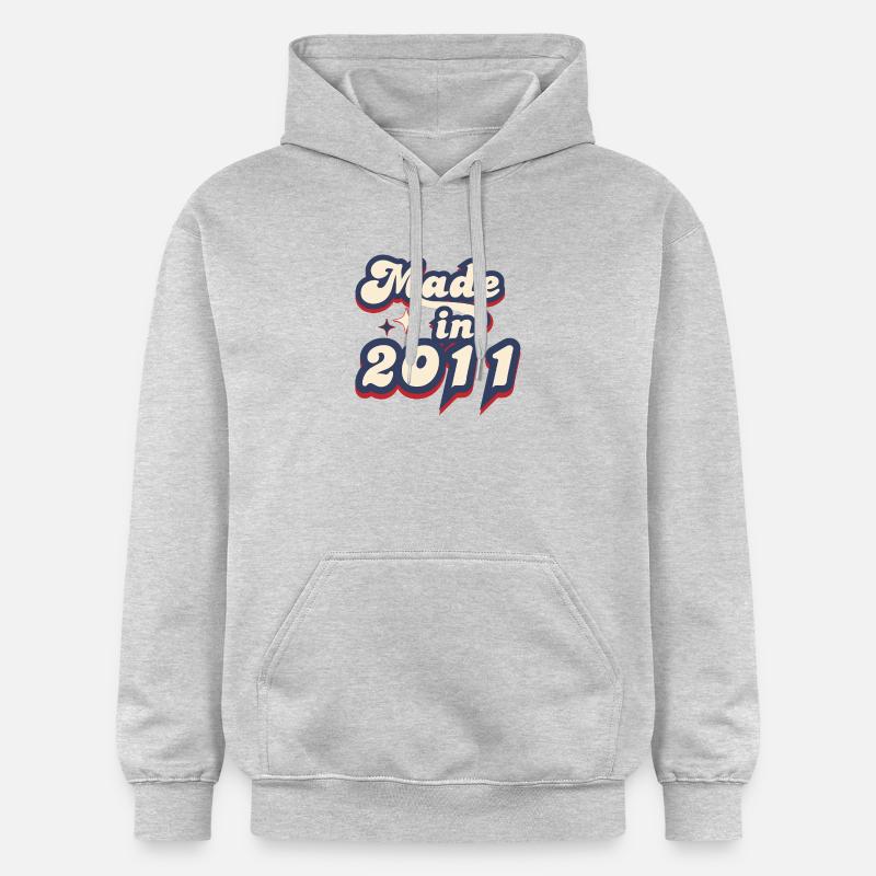 Made in 2011 retro - Sweat à capuche Softstyle® Gildan Unisexe - gris clair chiné