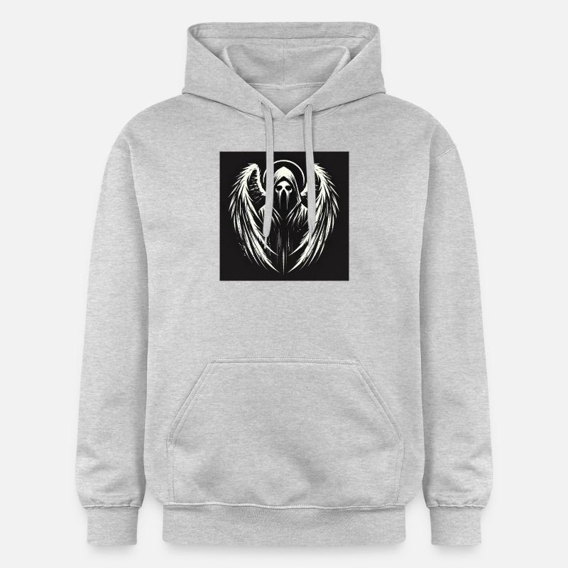 8642E233 A58A 4007 8A79 E8ED15CF27FA - Gildan Unisex Softstyle® Midweight Hoodie - Hellgrau meliert