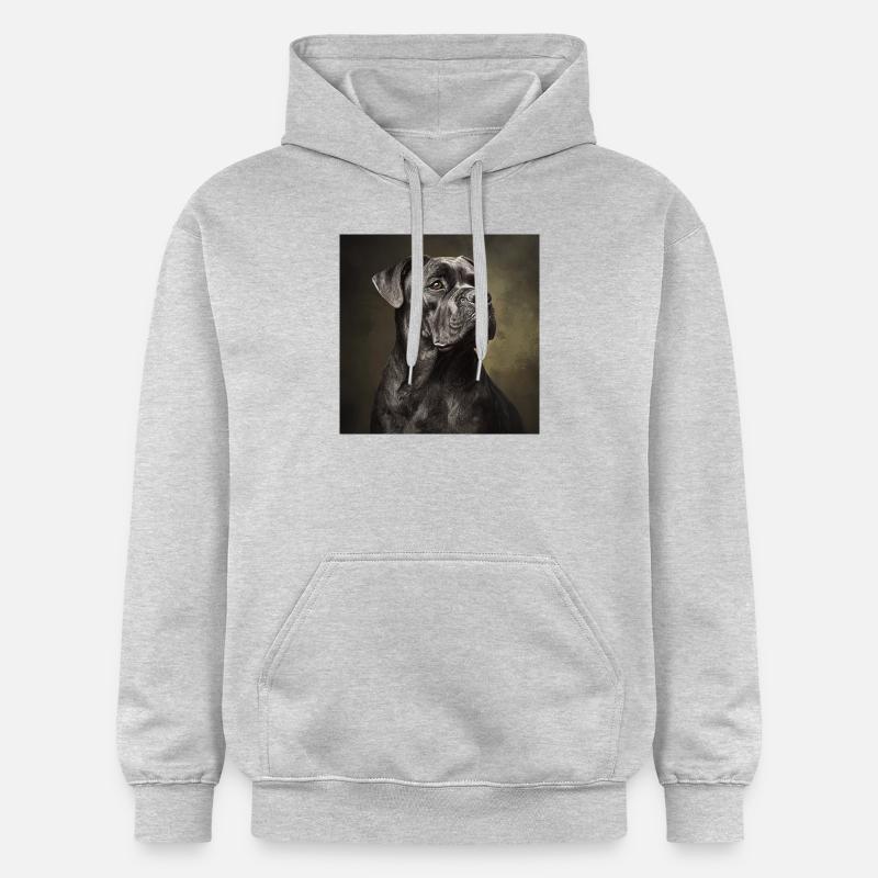 Cane corso - Sweat à capuche Softstyle® Gildan Unisexe - gris clair chiné