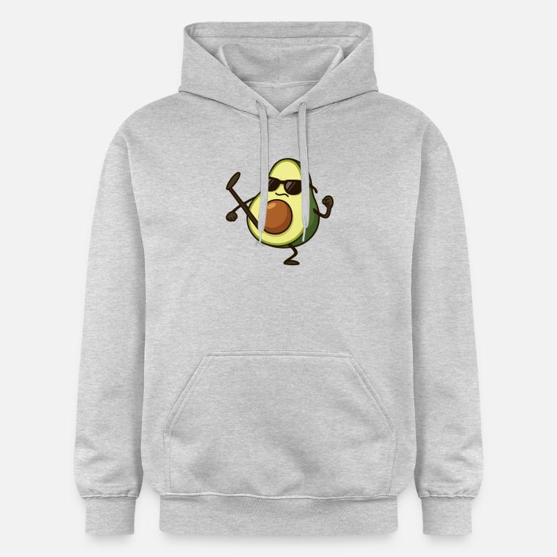 Karaté Avocat - Sweat à capuche Softstyle® Gildan Unisexe - gris clair chiné