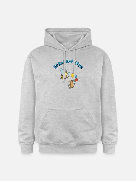 Stänkerfritze - Gildan Unisex Softstyle® Midweight Hoodie - Hellgrau meliert