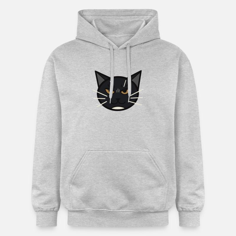 Cookie Le Chat - Sweat à capuche Softstyle® Gildan Unisexe - gris clair chiné