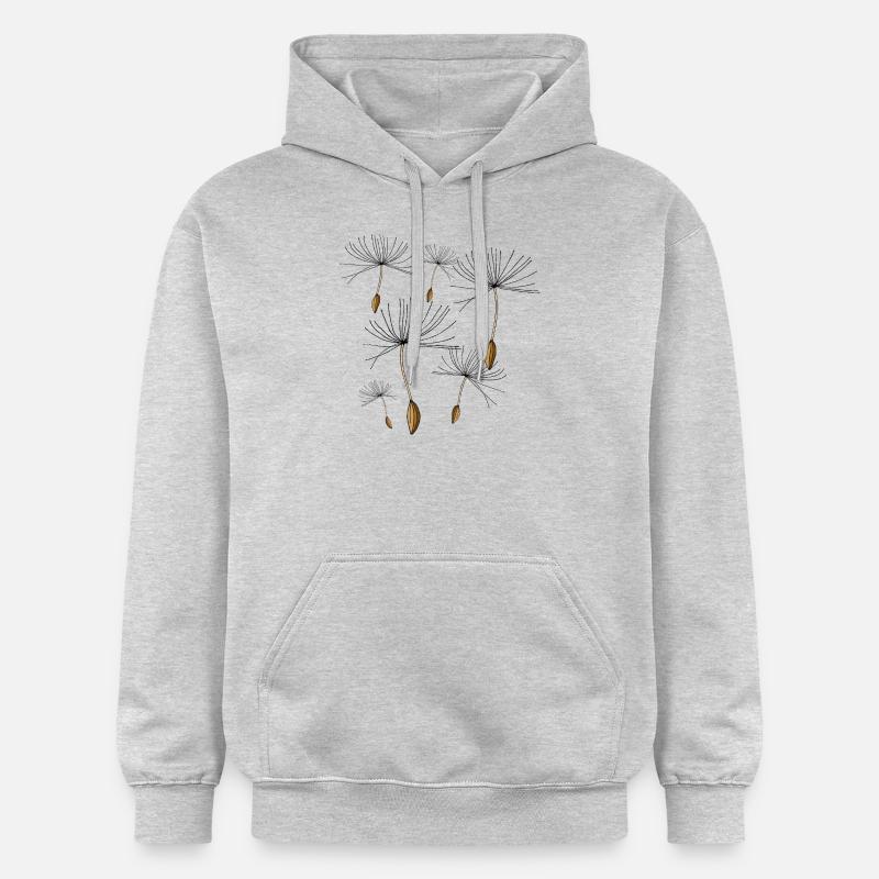 Pissenlits - Sweat à capuche Softstyle® Gildan Unisexe - gris clair chiné