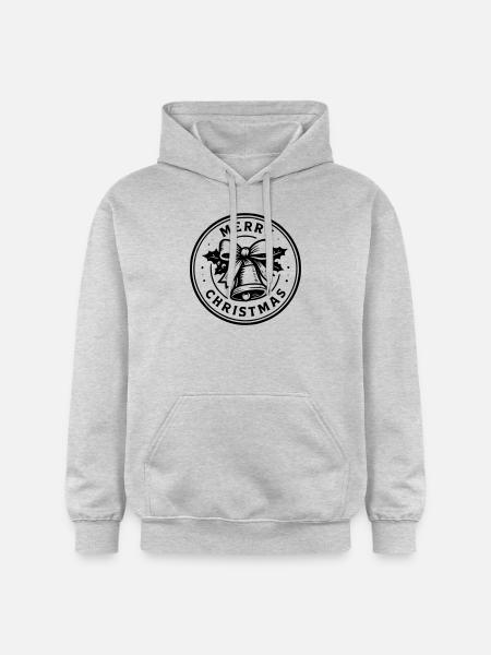 Frohe Weihnachten - Gildan Unisex Softstyle® Midweight Hoodie - Hellgrau meliert
