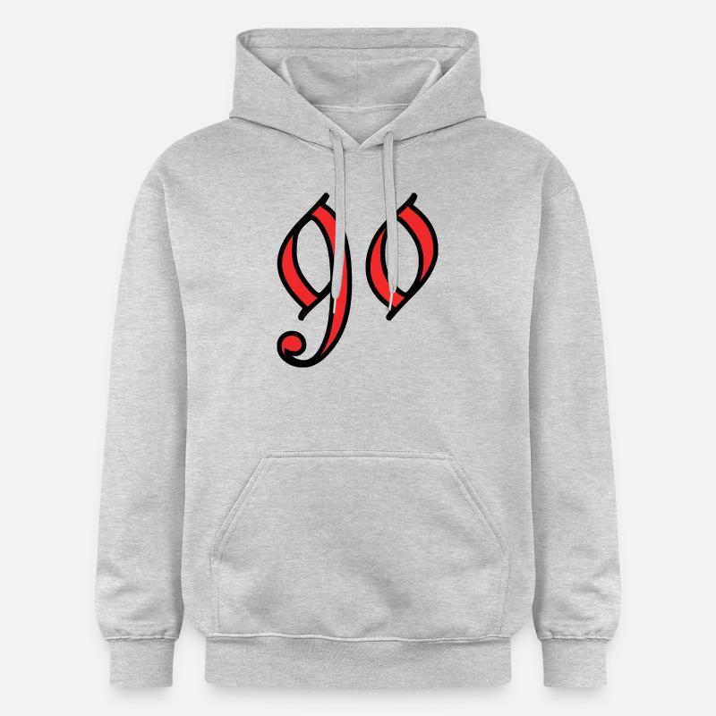 90 - Sweat à capuche Softstyle® Gildan Unisexe - gris clair chiné