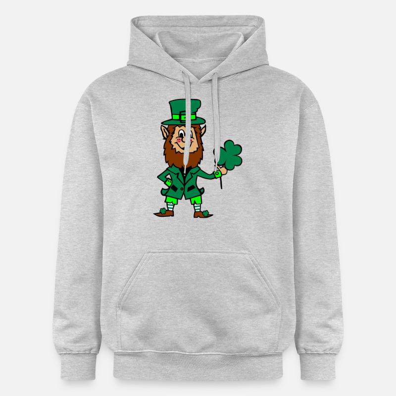 Irish Leprechaun - Sweat à capuche Softstyle® Gildan Unisexe - gris clair chiné