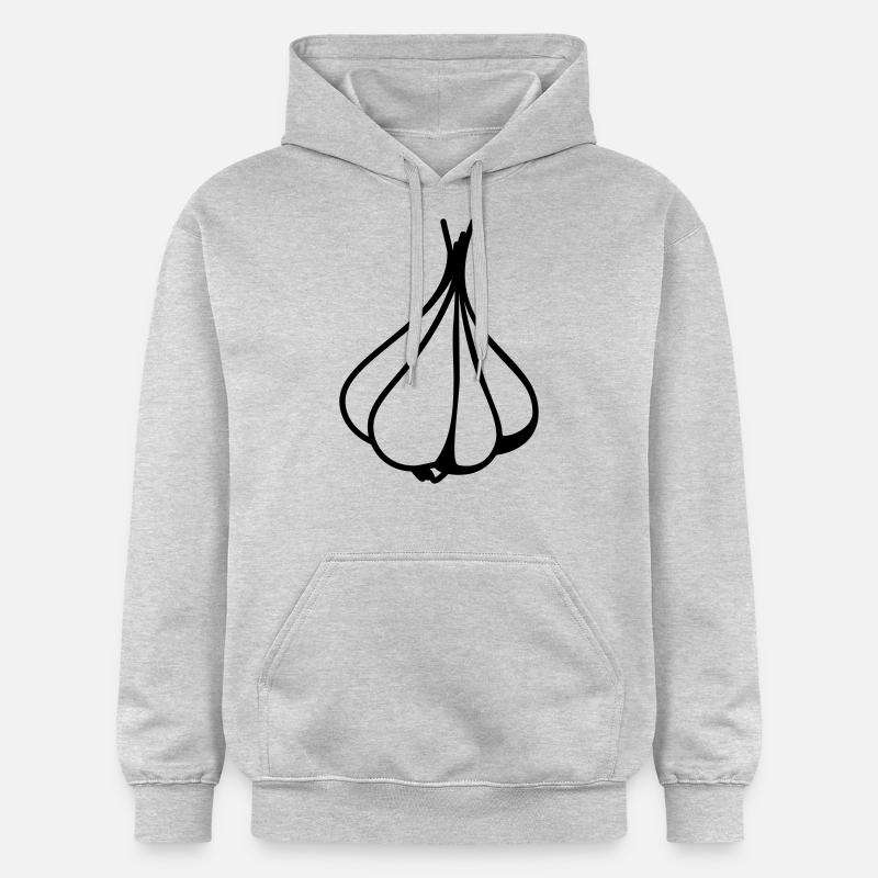 Knoblauch - Sweat à capuche Softstyle® Gildan Unisexe - gris clair chiné