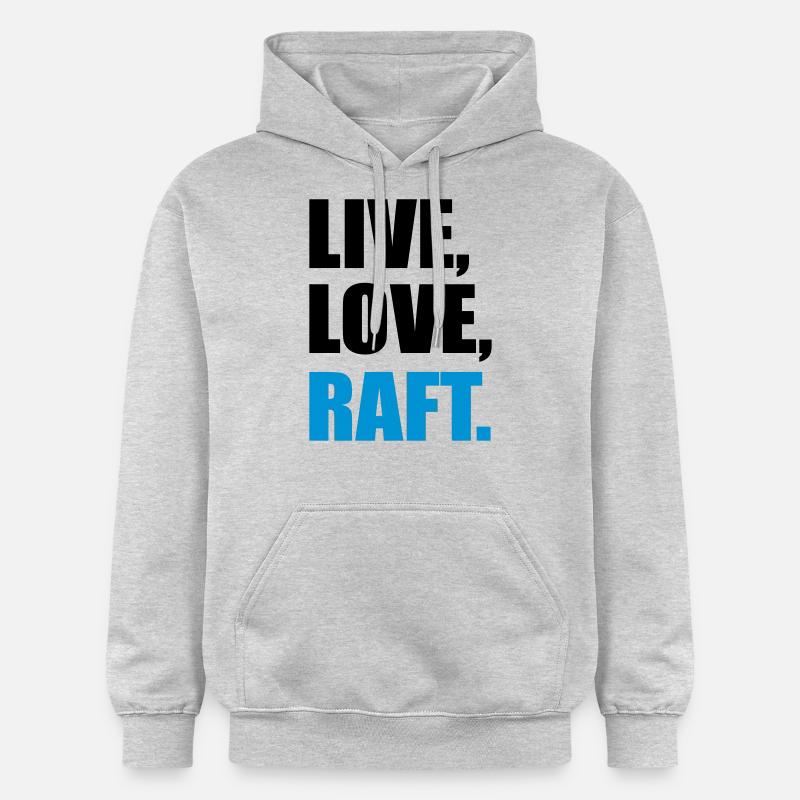 rafting - Sweat à capuche Softstyle® Gildan Unisexe - gris clair chiné