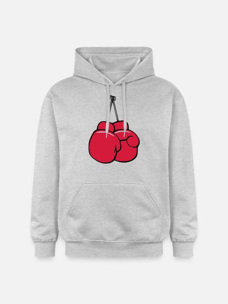 Boxing Gloves - Gildan Unisex Softstyle® Midweight Hoodie - light heather grey