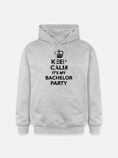 Junggesellenabschied - Gildan Unisex Softstyle® Midweight Hoodie - Hellgrau meliert