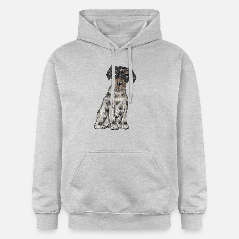 Yorkshire Biewer Terrier - Sweat à capuche Softstyle® Gildan Unisexe - gris clair chiné