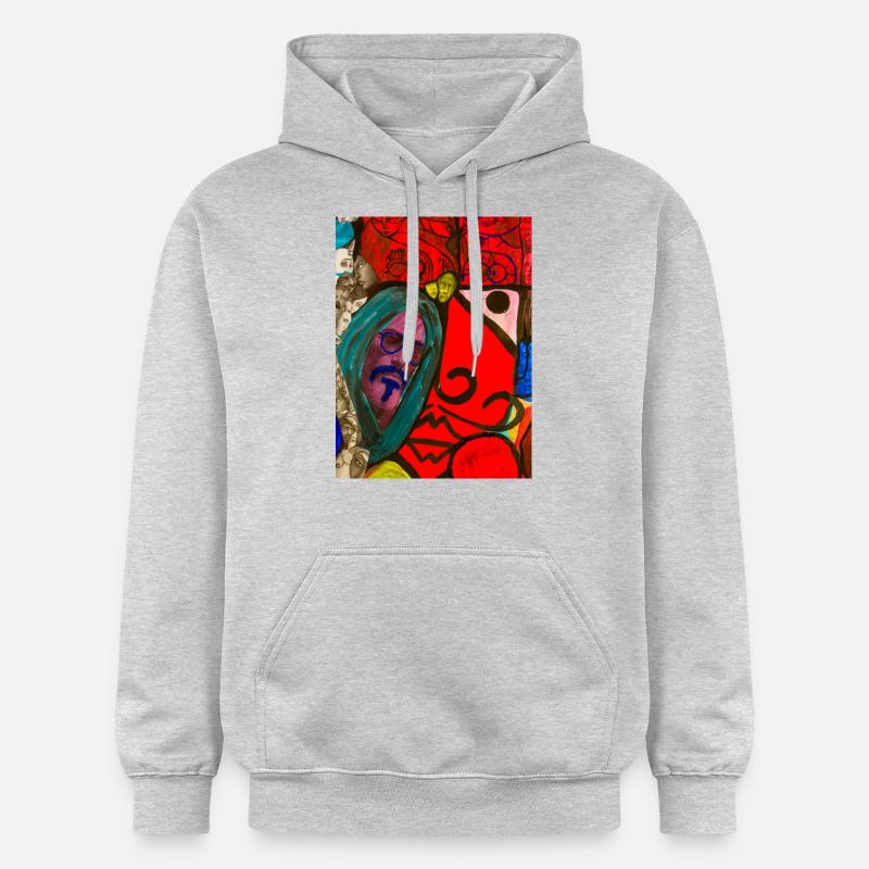 Un design astucieux - Sweat à capuche Softstyle® Gildan Unisexe - gris clair chiné