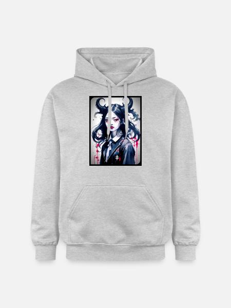 Little Angel - Gildan Unisex Softstyle® Midweight Hoodie - light heather grey