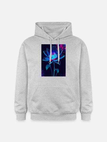 Flourish in the Void - Gildan Unisex Softstyle® Midweight Hoodie - light heather grey