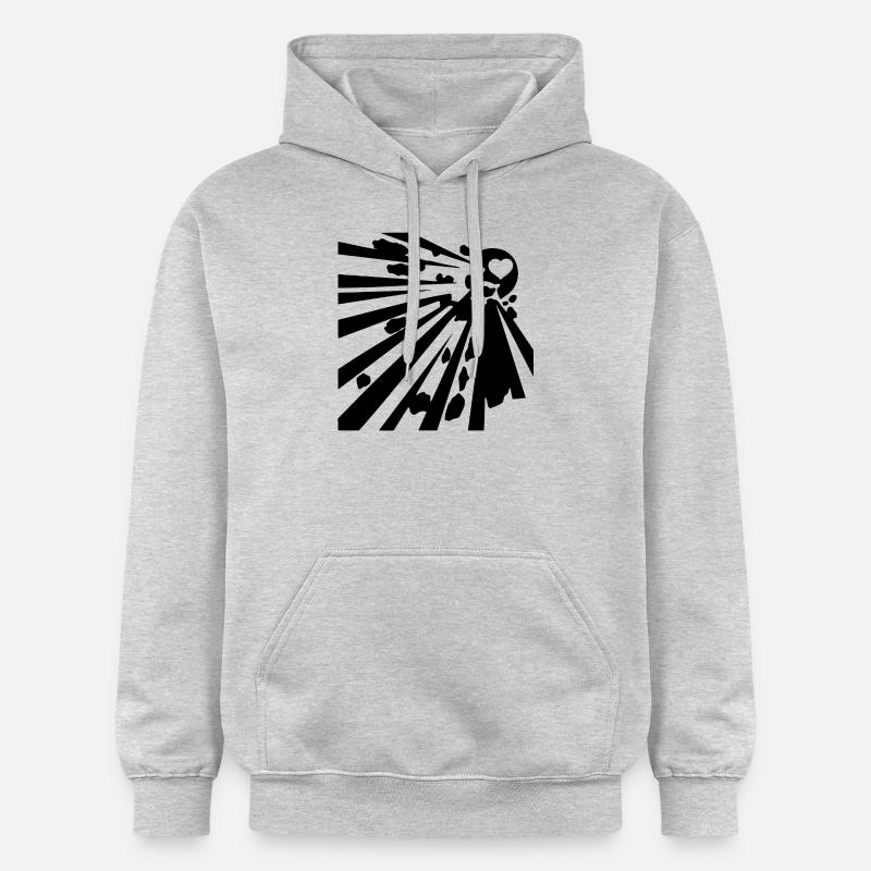 explosive blak - Sweat à capuche Softstyle® Gildan Unisexe - gris clair chiné