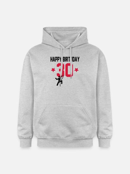 30 - Gildan Unisex Softstyle® Midweight Hoodie - light heather grey