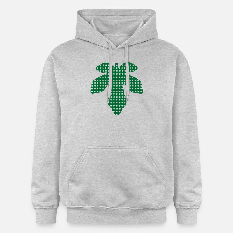 Fig leaf - Sweat à capuche Softstyle® Gildan Unisexe - gris clair chiné