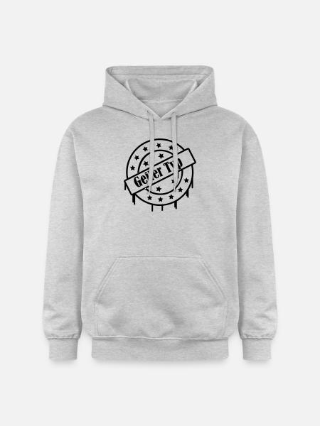 geiler_typ - Gildan Unisex Softstyle® Midweight Hoodie - Hellgrau meliert