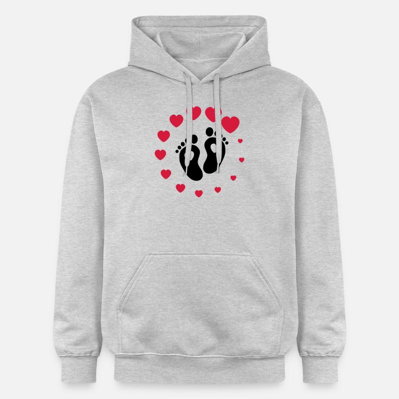 Baby loading - Sweat à capuche Softstyle® Gildan Unisexe - gris clair chiné