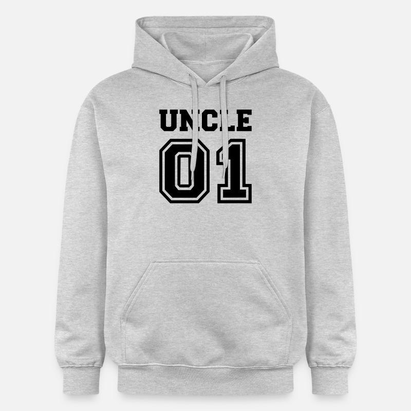 Oncle - Sweat à capuche Softstyle® Gildan Unisexe - gris clair chiné