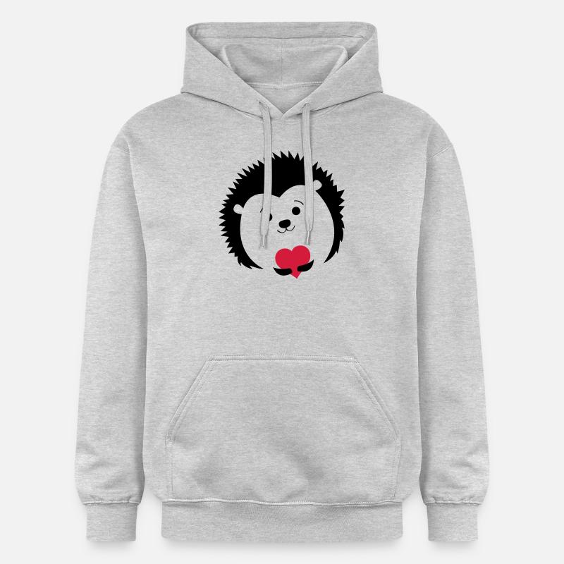 suesser_igel - Sweat à capuche Softstyle® Gildan Unisexe - gris clair chiné