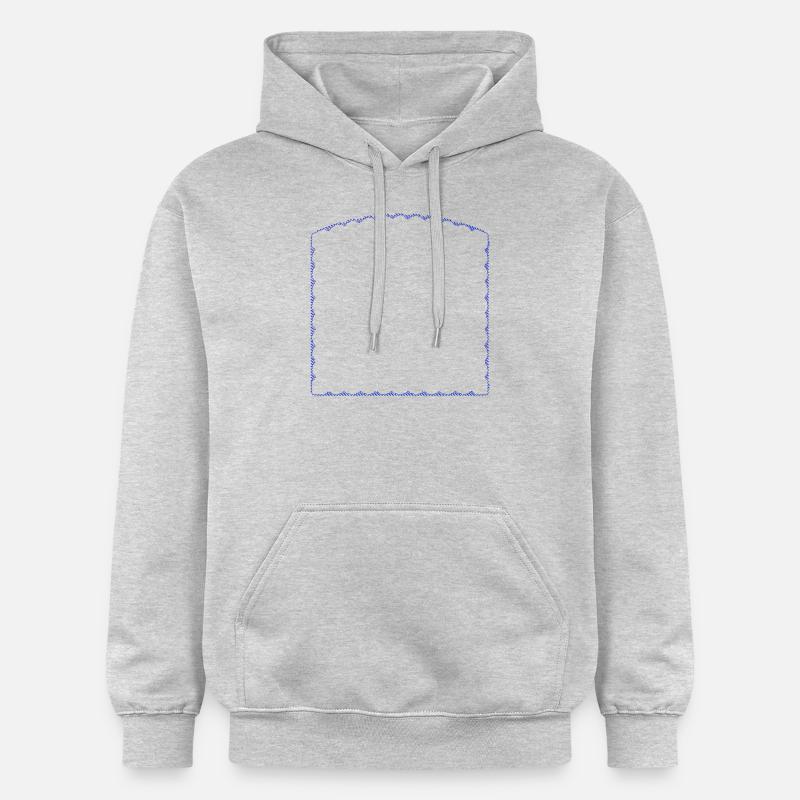 Bordure créative - Vectorale - Sweat à capuche Softstyle® Gildan Unisexe - gris clair chiné