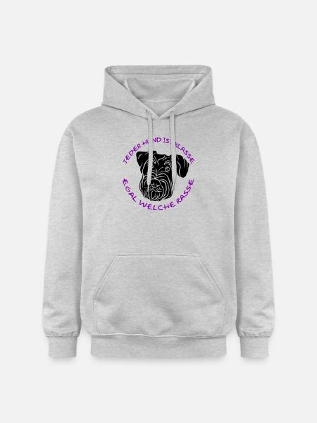 "Every dog is great..." - Gildan Unisex Softstyle® Midweight Hoodie - light heather grey
