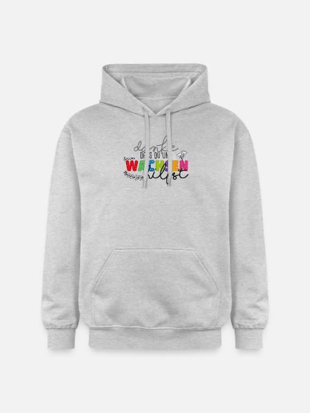 Danke fürs Wachsen - Gildan Unisex Softstyle® Midweight Hoodie - Hellgrau meliert