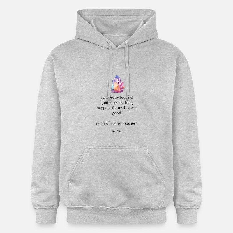 Grappe de couleurs cristallines - Sweat à capuche Softstyle® Gildan Unisexe - gris clair chiné