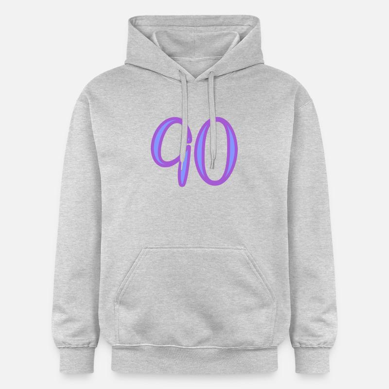 90 - Sweat à capuche Softstyle® Gildan Unisexe - gris clair chiné
