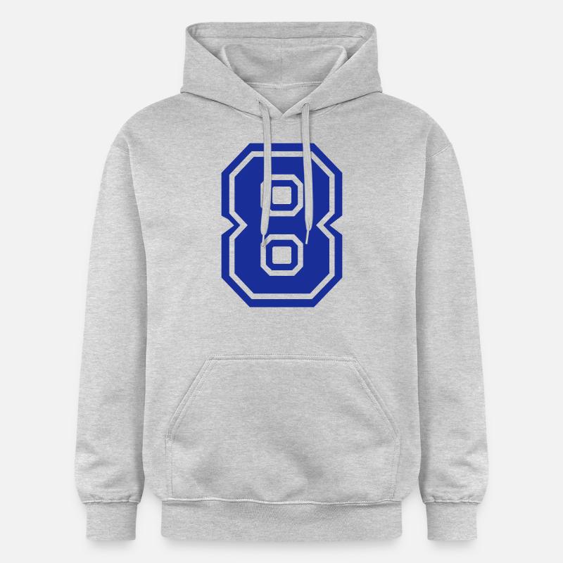 8 - Sweat à capuche Softstyle® Gildan Unisexe - gris clair chiné