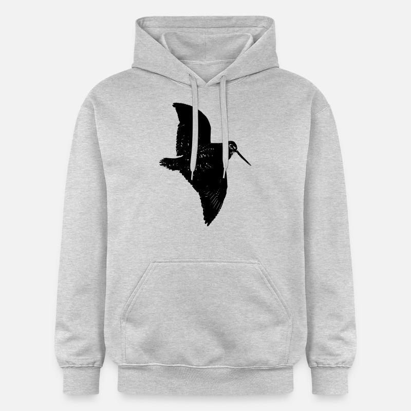 becasse - Sweat à capuche Softstyle® Gildan Unisexe - gris clair chiné