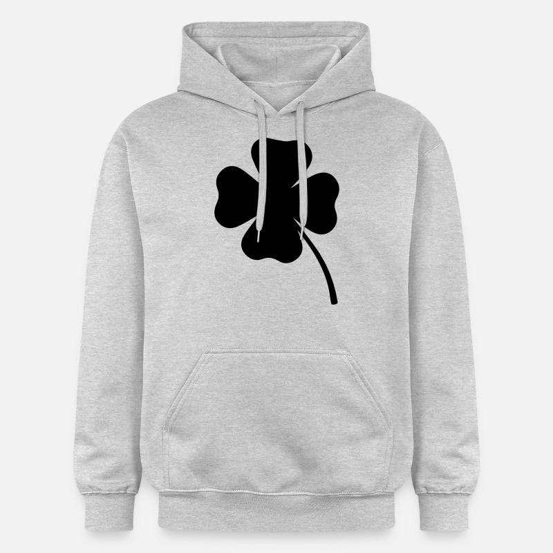 Trèfles - Sweat à capuche Softstyle® Gildan Unisexe - gris clair chiné