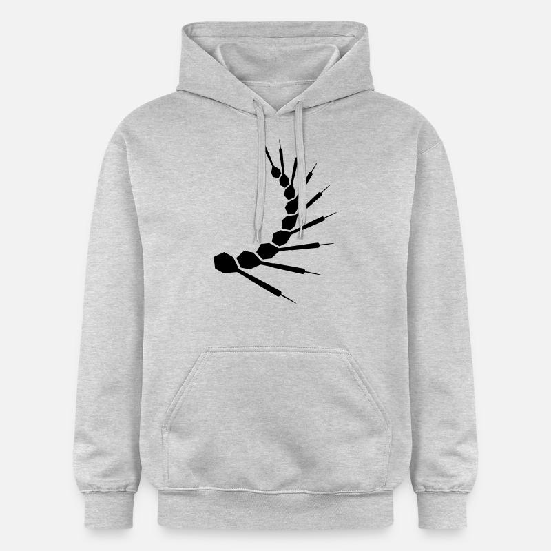 Dart Pattern - Sweat à capuche Softstyle® Gildan Unisexe - gris clair chiné