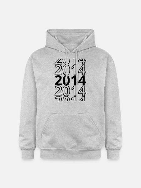 2014 2014 2014 - Gildan Unisex Softstyle® Midweight Hoodie - light heather grey
