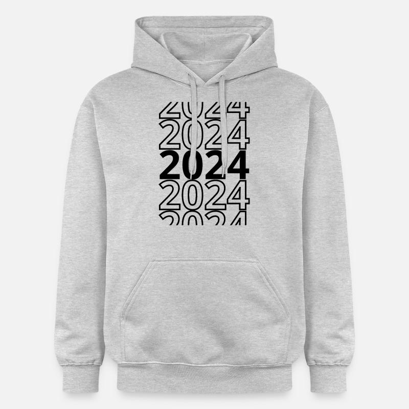 2024 2024 2024 - Sweat à capuche Softstyle® Gildan Unisexe - gris clair chiné