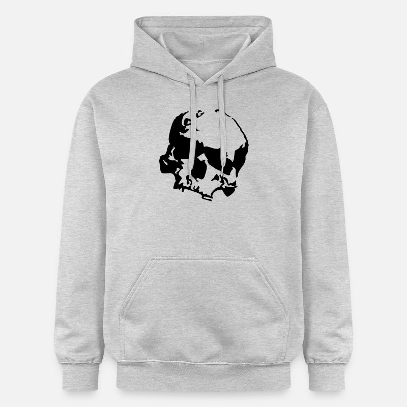RS crâne - Sweat à capuche Softstyle® Gildan Unisexe - gris clair chiné