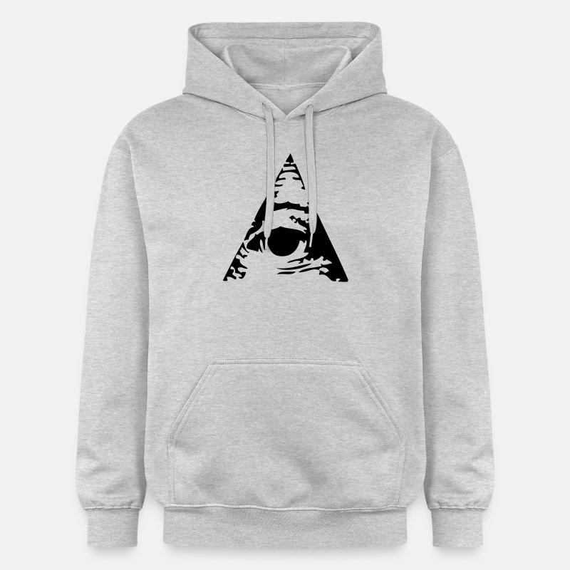 Pyramide - Sweat à capuche Softstyle® Gildan Unisexe - gris clair chiné