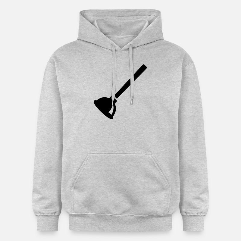 Plombier - Sweat à capuche Softstyle® Gildan Unisexe - gris clair chiné